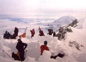 16,200 feet on the West Buttress, May 1994