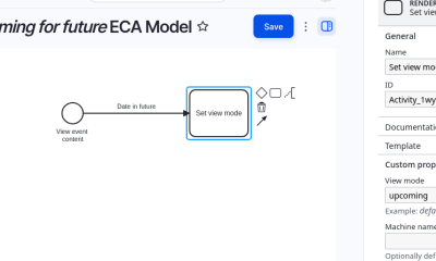 ECA model that changes the view mode of an item after a date value goes into the past