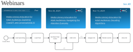 3 blocks of events, and the model that builds the logic